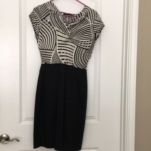 The Limited SZ 2 Dress Black/White